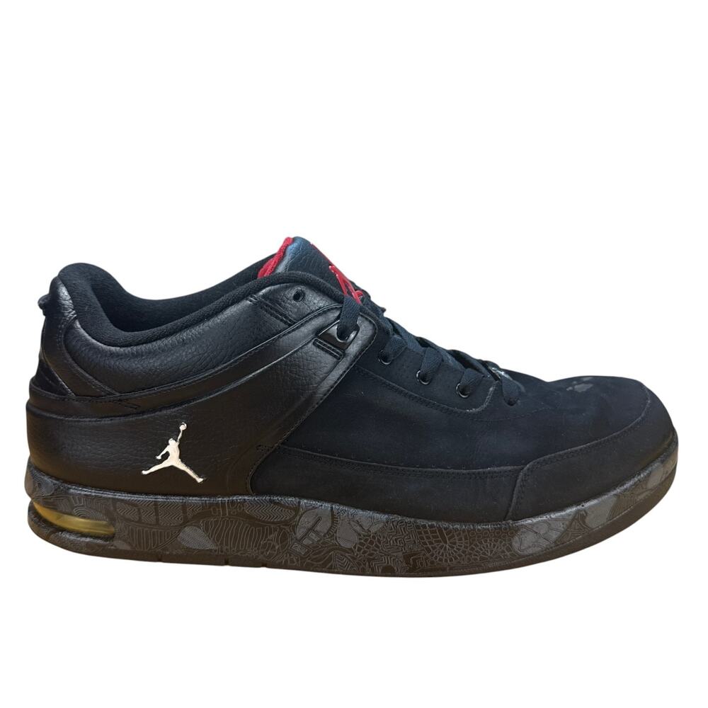 Nike Air Jordan Nu Retro 1 Low Black Red Laser Men Size 13 317770-002